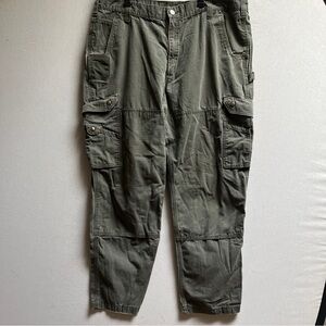 Carhartt Men's Olive Cargo Relaxed Fit Pants Sz 42